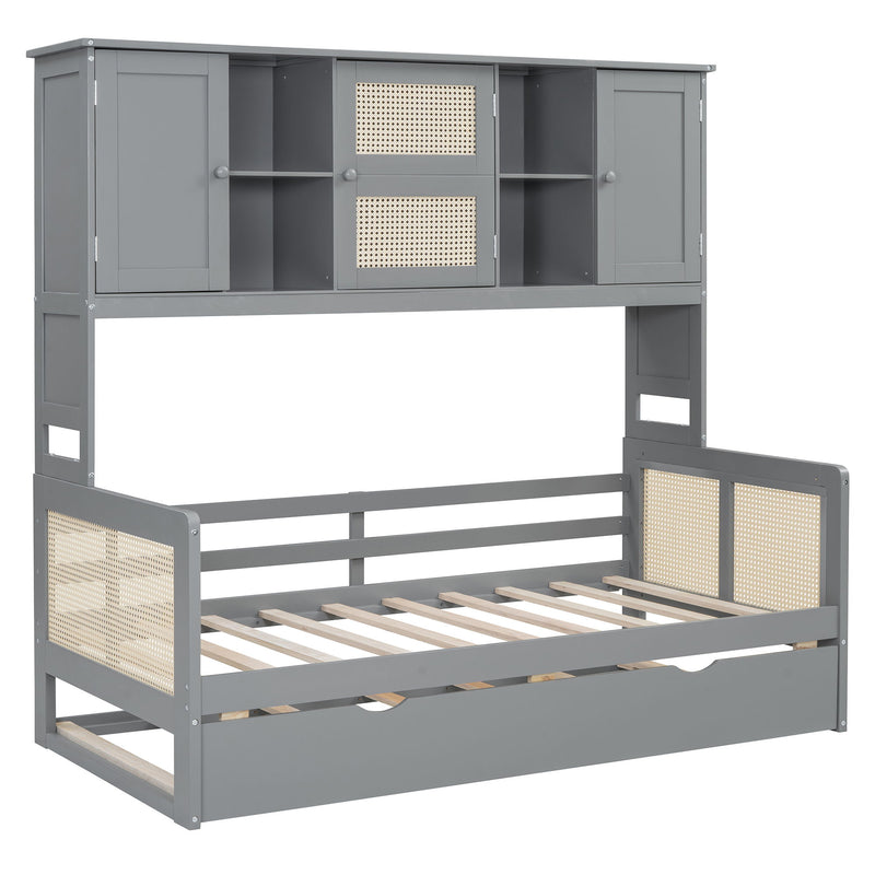 Daybed And All In One Cabinet And Shelf