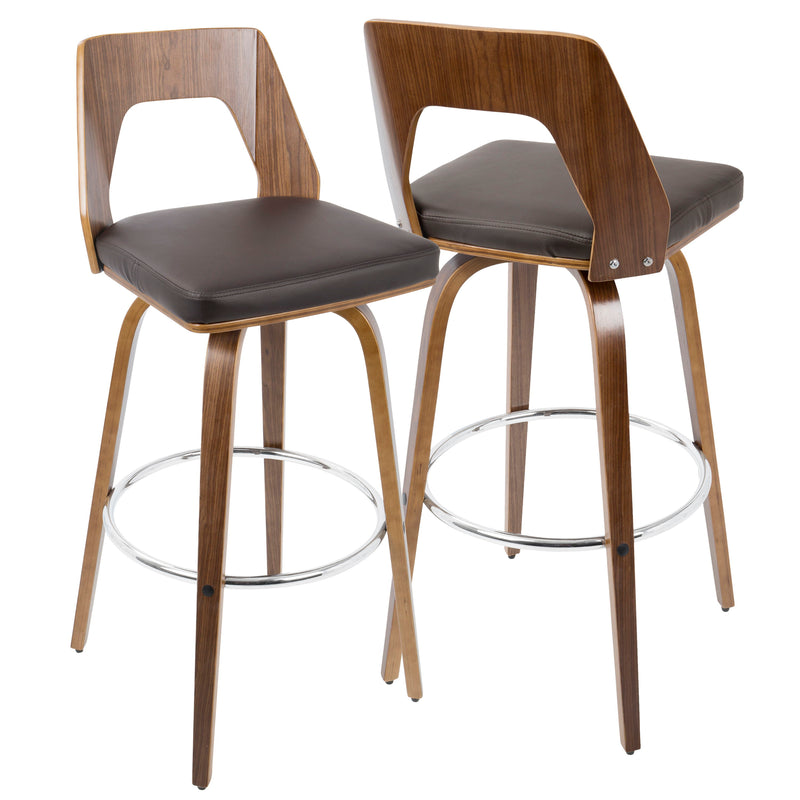 Trilogy - Mid Century Modern Barstool (Set of 2)