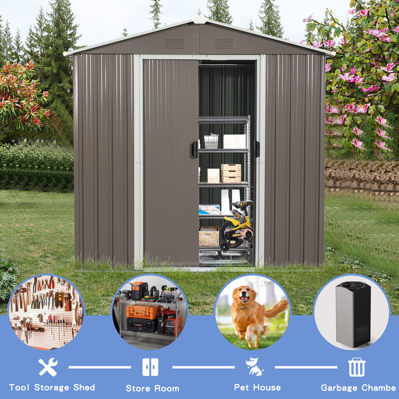 Outdoor Metal Storage Shed