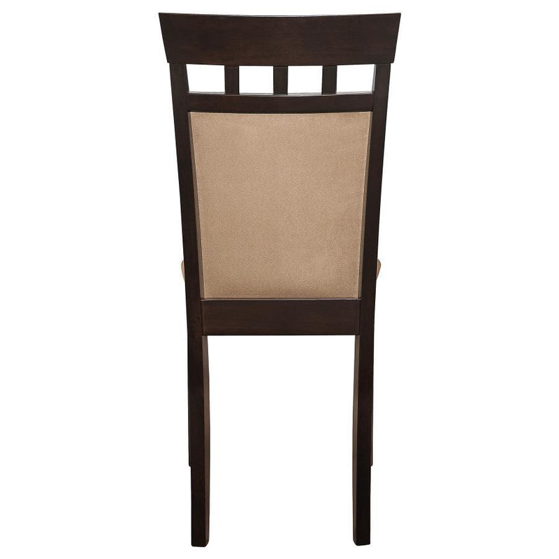 Gabriel - Closed BackSide Chairs (Set of 2) - Cappuccino - Atlantic Fine Furniture Inc