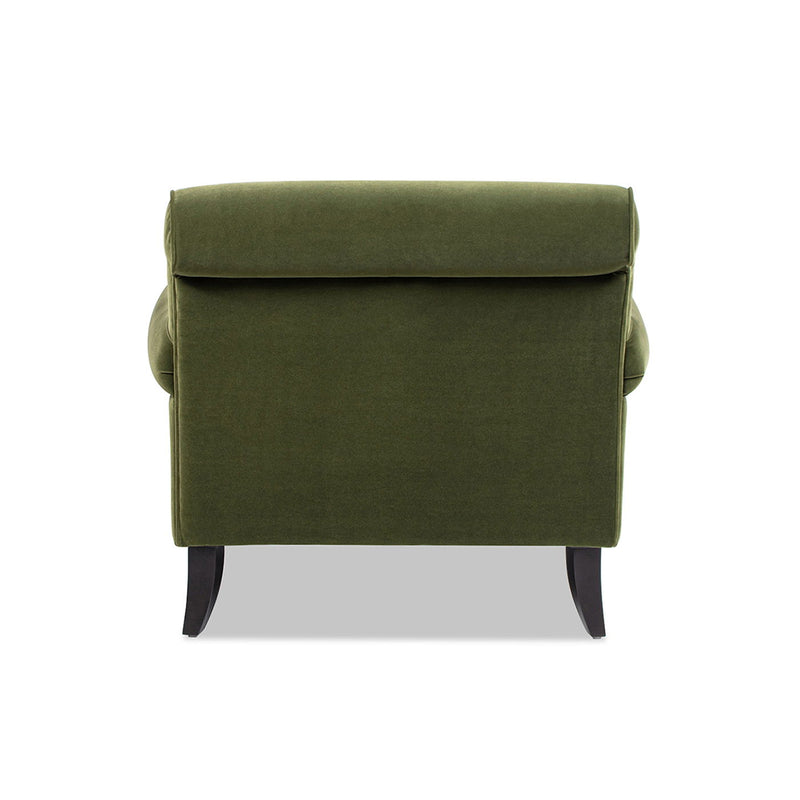 Alana Lawson - Chaise Lounge Chair - Olive Green