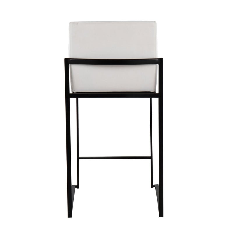 Fuji - Contemporary Modern Elegance, High Back Counter Stool