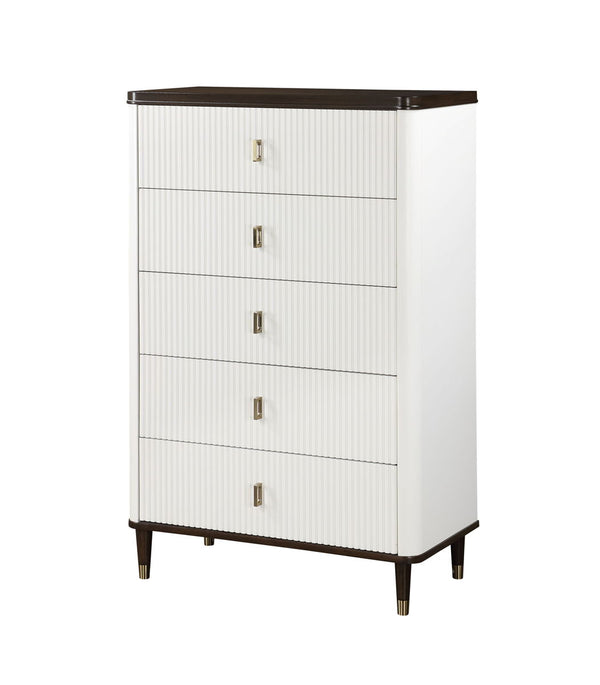 Carena - Chest - White / Walnut