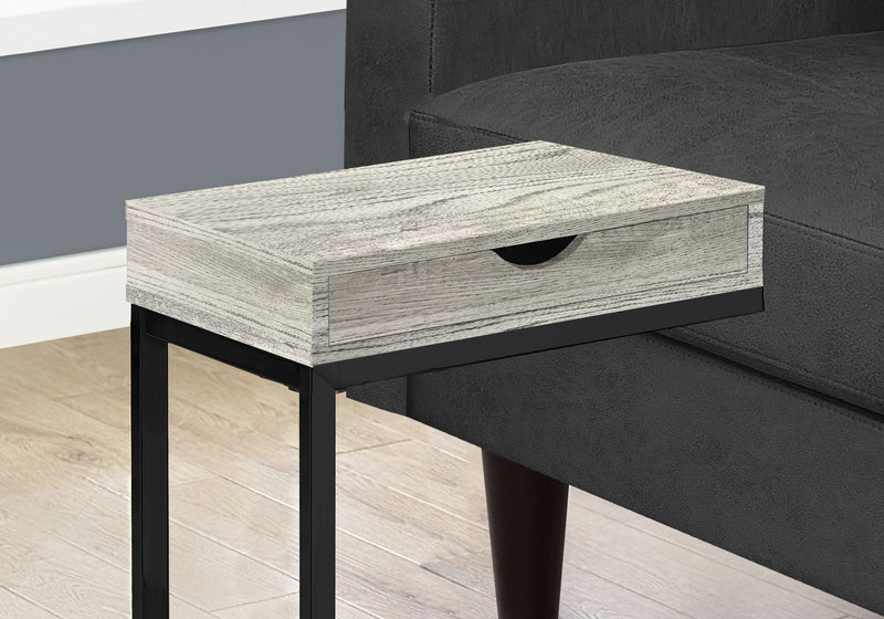 Accent Table, C - Shaped Contemporary Elegant Desig