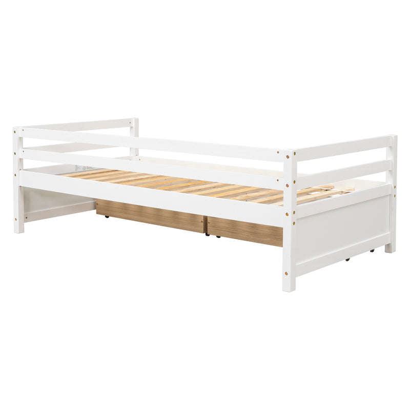 Daybed with two Storage Drawers ,White(Old SKU:W50450915)