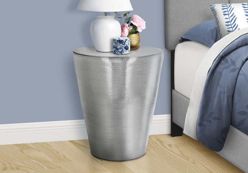 Drum Accent Side Table, Elegant Design