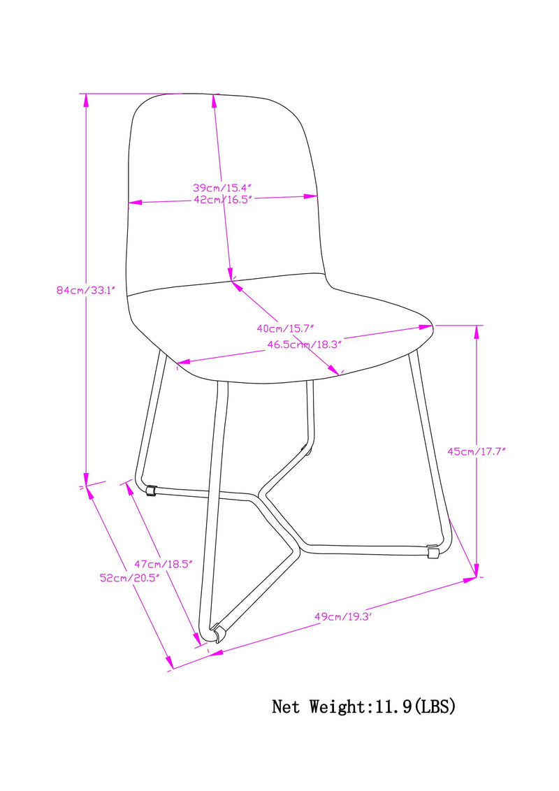 Wilcox - Dining Chair (Set of 2) - Charcoal Gray