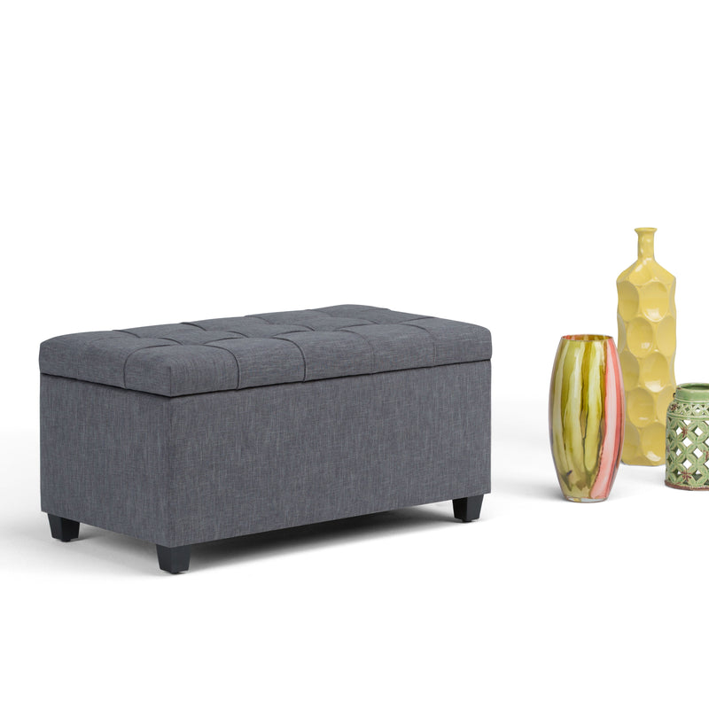 Sienna - Upholstered Storage Ottoman Bench