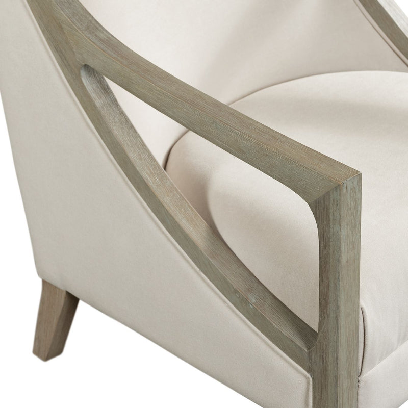 Hopkins - Chair With White Wash Arm - Columbia Natural