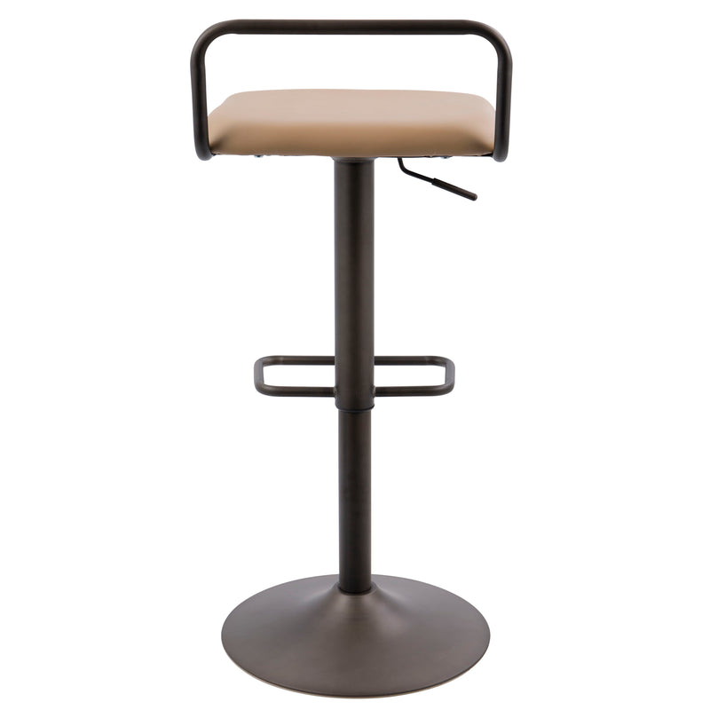 Beta - Industrial Barstool (Set of 2) - Camel