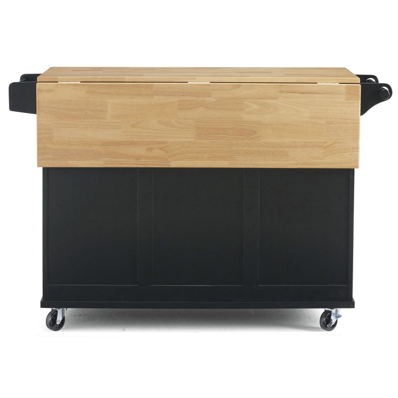 Blanche - Kitchen Cart - Solid Wood Top