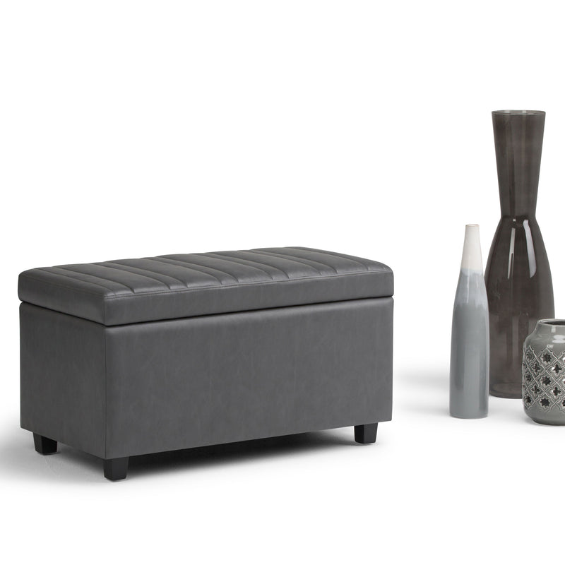 Darcy - Upholstered Storage Ottoman Bench