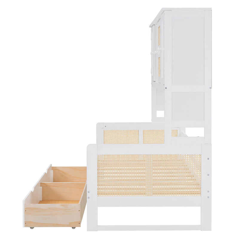 Daybed And All In One Cabinet And Shelf