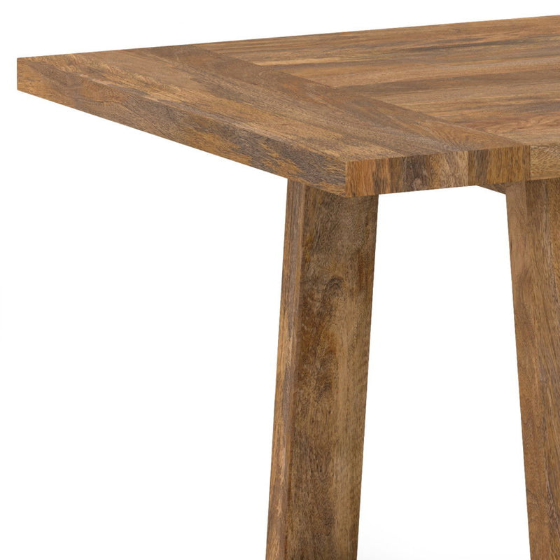 Whitley - Dining Table In Burnt Wax - Brown