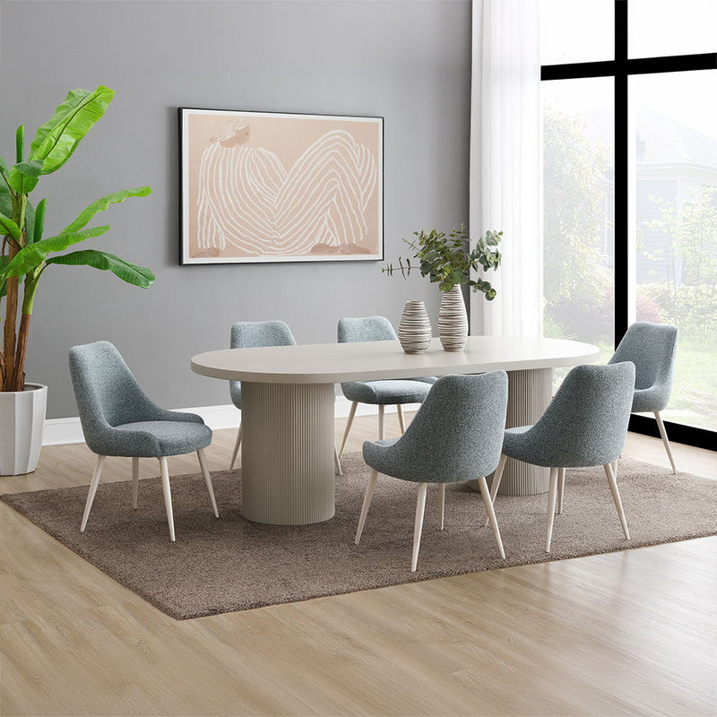 Laela - Dining Table - White Finish