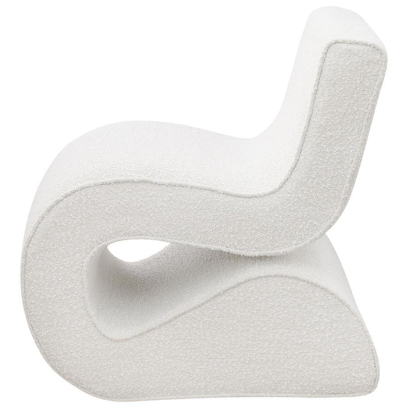 Ronea - Boucle Upholstered Armless Curved Chair