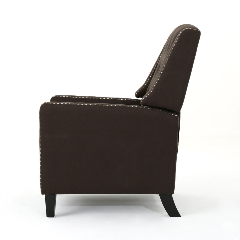 Classic Fabric Push Back Chair