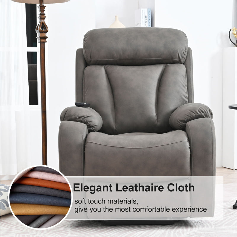 Lift Chair Recliner For Elderly Power Remote Control Recliner Sofa Relax Soft Chair Anti-Skid Australia Cashmere Fabric Furniture Living Room