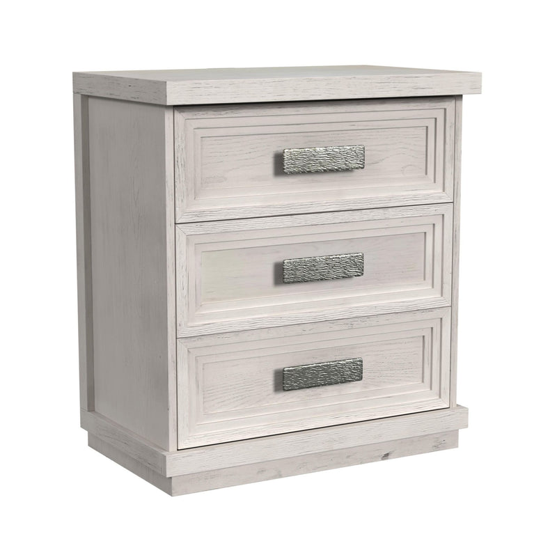 Avalanche - 3-Drawer Nightstand With USB - Antique White