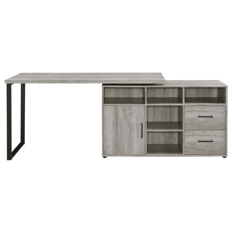 Hertford - L-Shape Office Desk with Storage