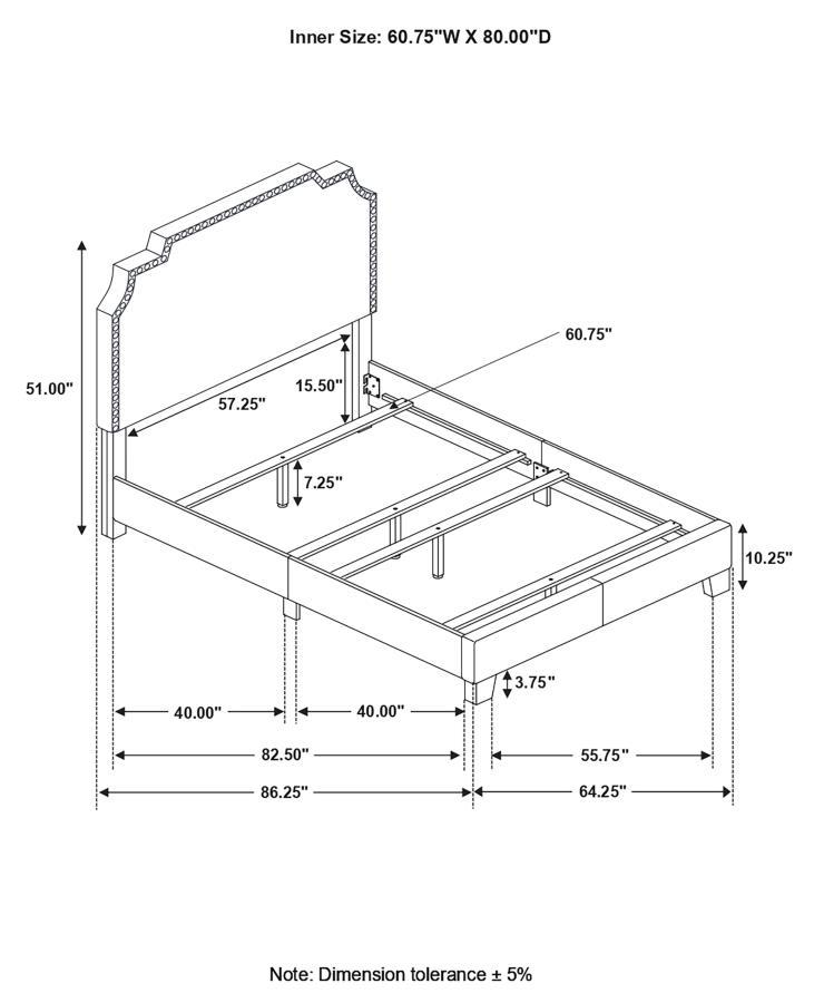 Tamarac - Upholstered Panel Bed