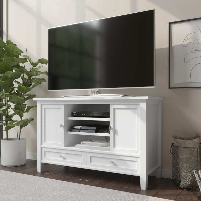 Warm Shaker - Transitional Style TV Media Stand