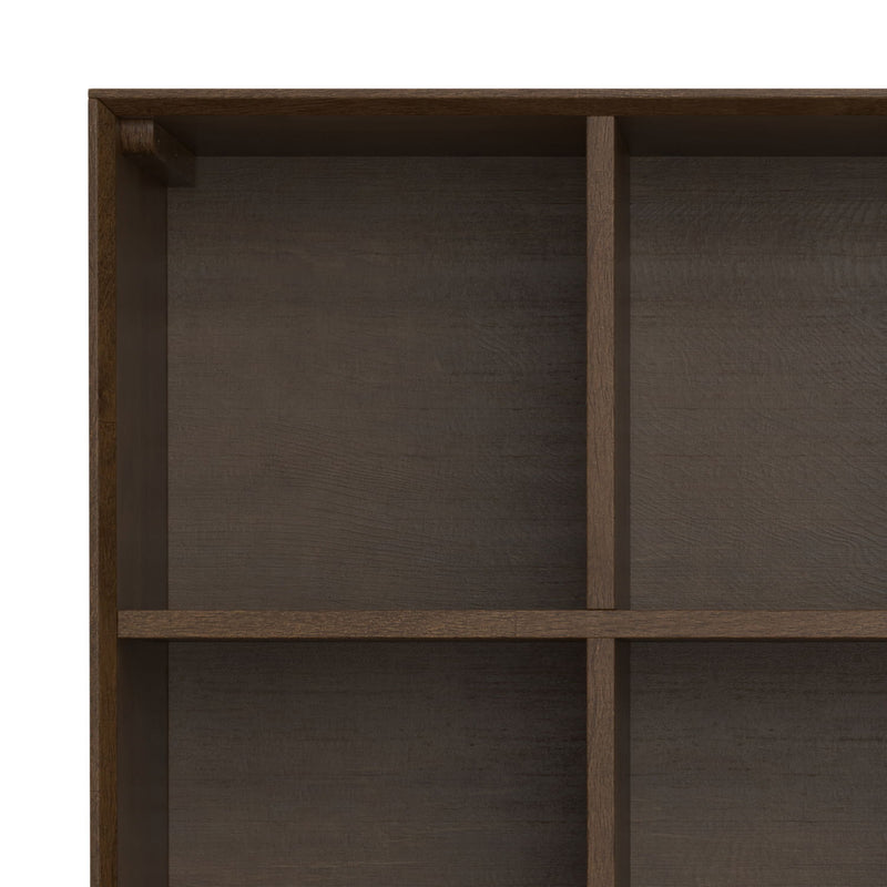 Banting - 9 Cube Bookcase With Drawers - Walnut Brown