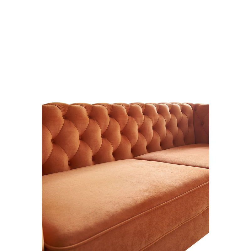 Modern Tufted Velvet Sofa For Living Room