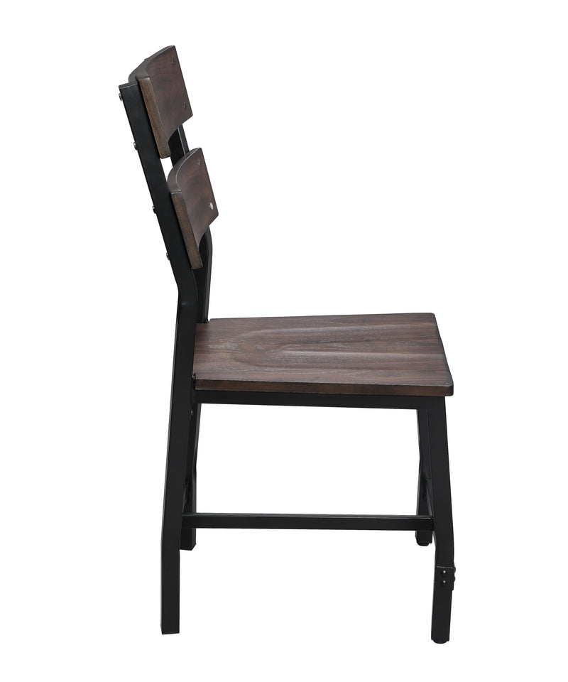 Mariatu - Side Chair (Set of 2) - Oak / Black