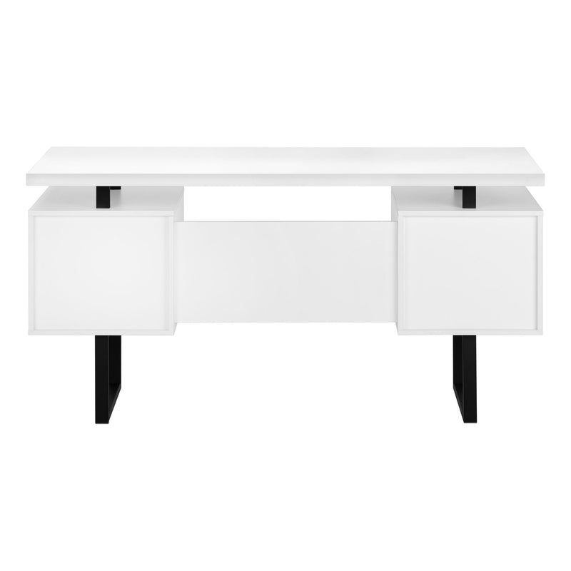 Computer Desk For Home Office, Laptop, Left, Right Set - Up, Storage Drawers, Contemporary & Modern