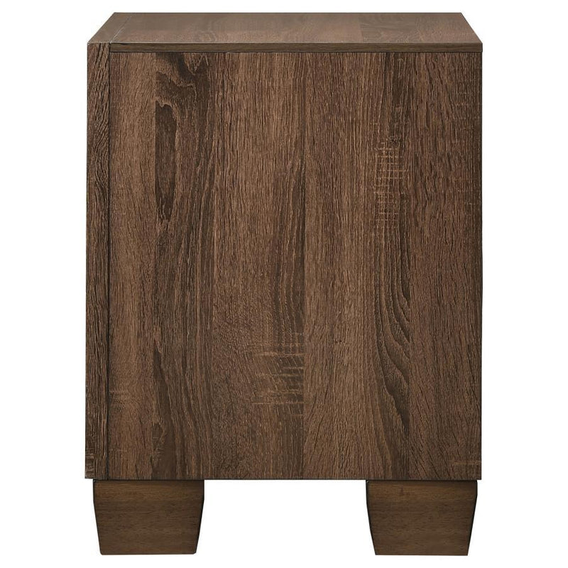 Brandon - 2-Drawer Nightstand - Warm Brown