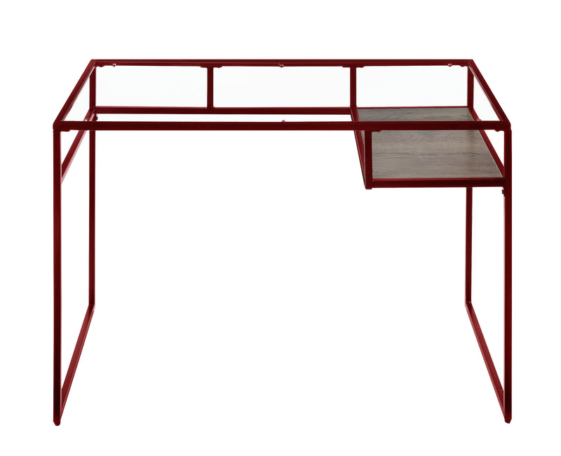 Yasin - Glass Top Writing Desk