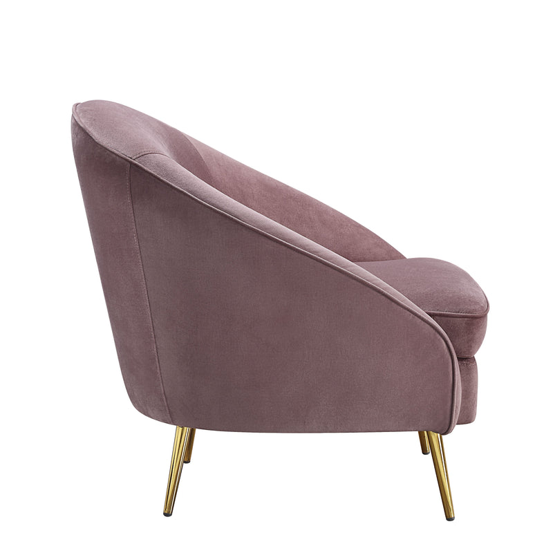 Abey - Chair - Pink Velvet