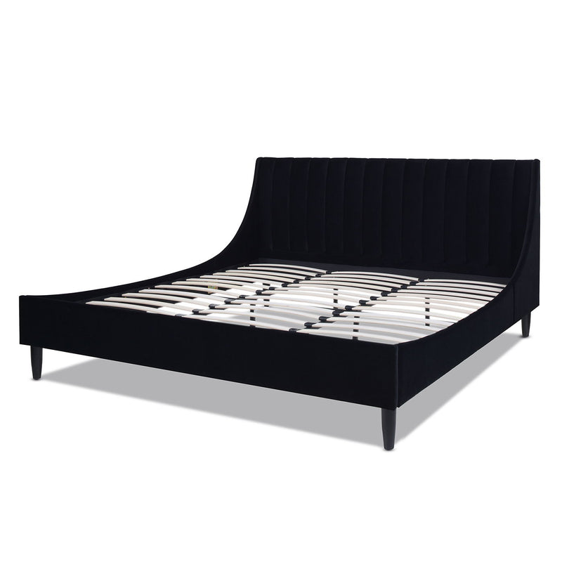 Aspen - Vertical Tufted Modern Headboard Platform Bed Set