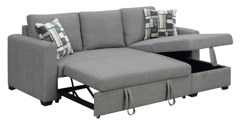 Pensole - Reversible Pop - Up Sleeper Sectional