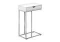 Accent Table, C - Shaped Contemporary & Modern Design