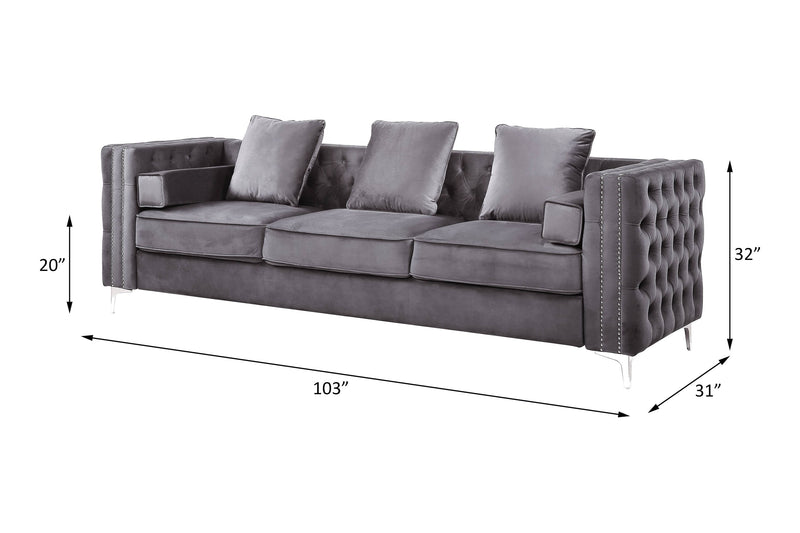 Bovasis - Sofa w/5 Pillows