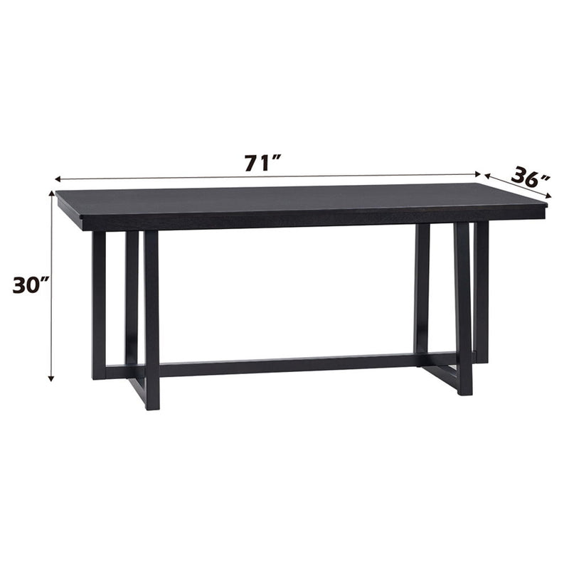 Kini - Dining Table - Black Finish