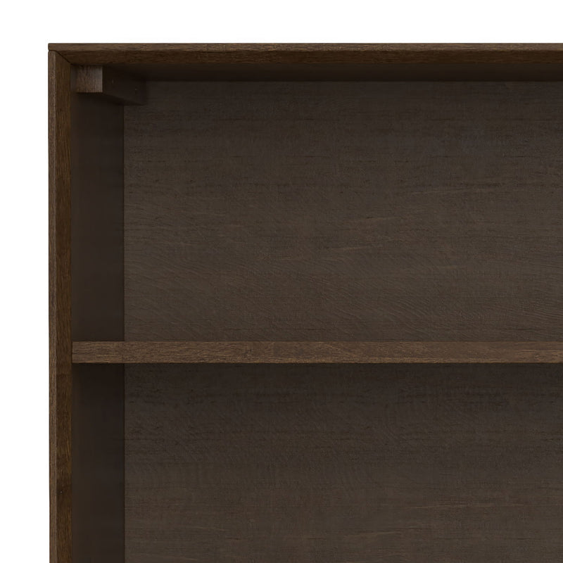 Banting - Low Wide Bookcase - Walnut Brown