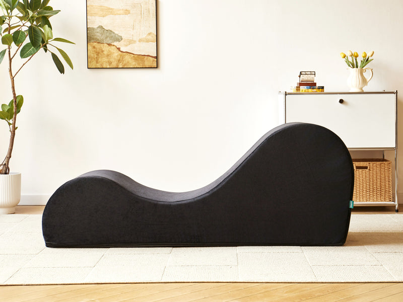 Solace - Chaise Lounge Chair Relaxation, Ergonomic Design With Soft Yet Firm High Density Foam Core