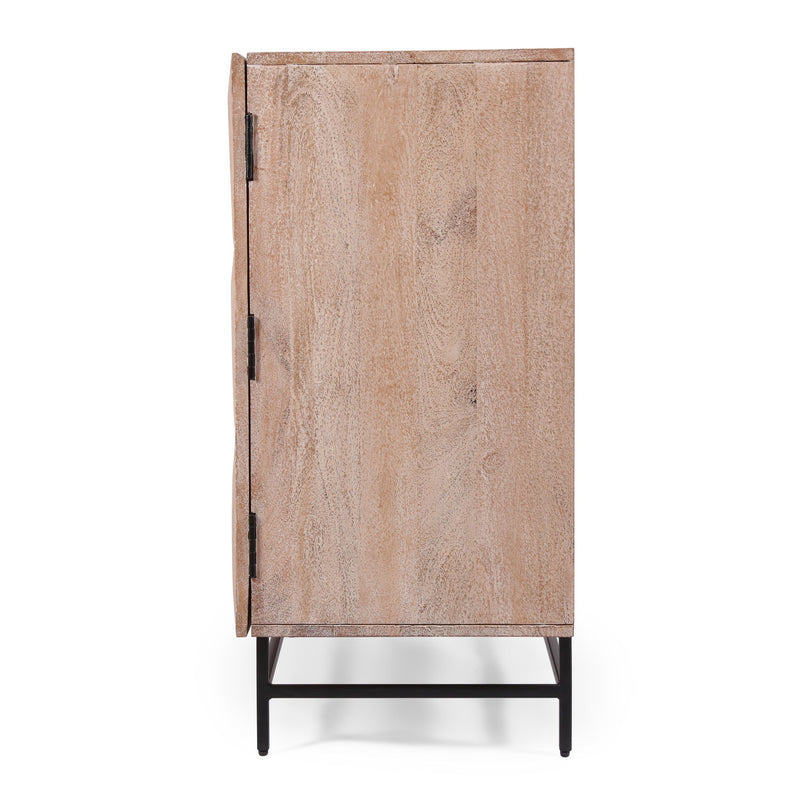 Geometry Accent Cabinet - White