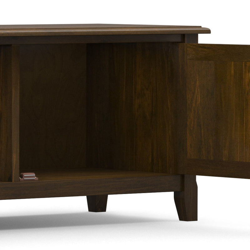 Burlington - Low TV Media Stand - Mahogany