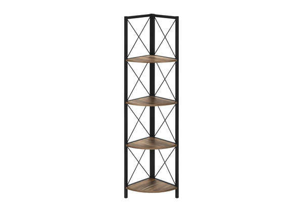 Bookshelf, Bookcase, Etagere, Corner, 4 Tier, Office