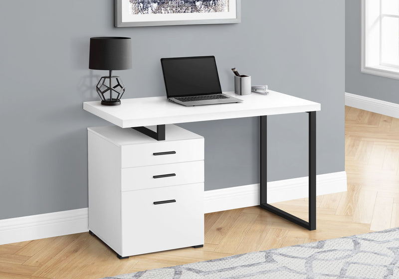 Computer Desk For Home Office, Left, Right Set - Up, Ample Storage Drawers