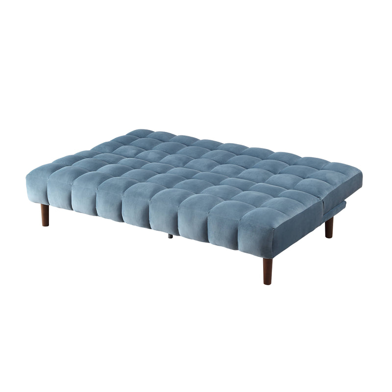 Yolandi - Velvet Adjustable Sofa - Teal Blue