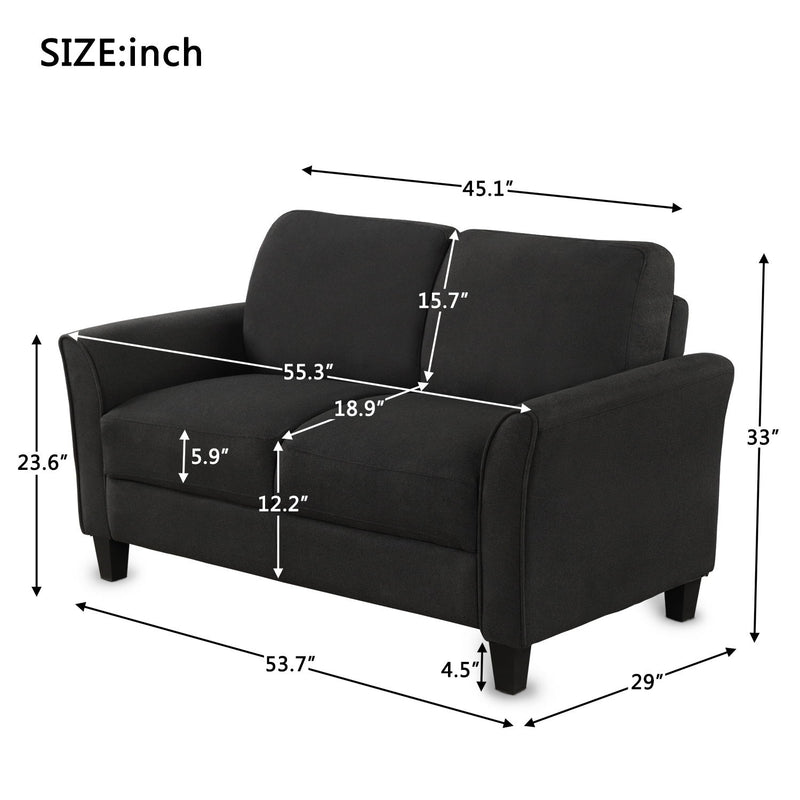 Living Room Furniture Love Seat Sofa Double Seat Sofa Loveseat Chair