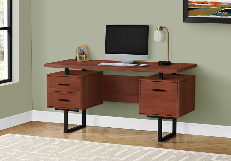 Computer Desk For Home Office, Laptop, Left, Right Set - Up, Storage Drawers, Contemporary & Modern