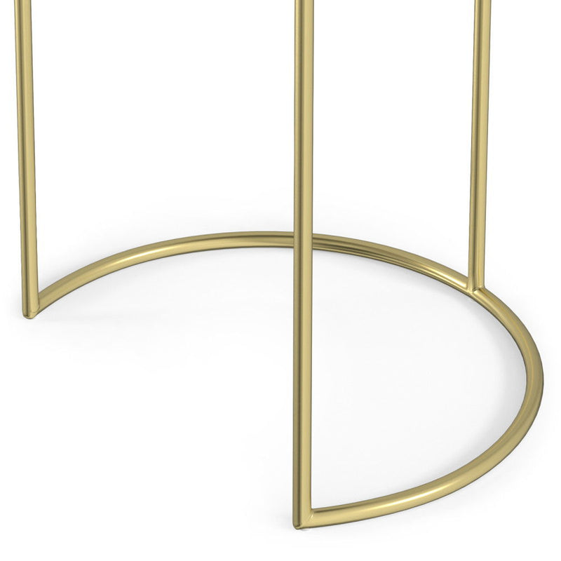 Ashley - 2 Piece Nesting Table - Gold