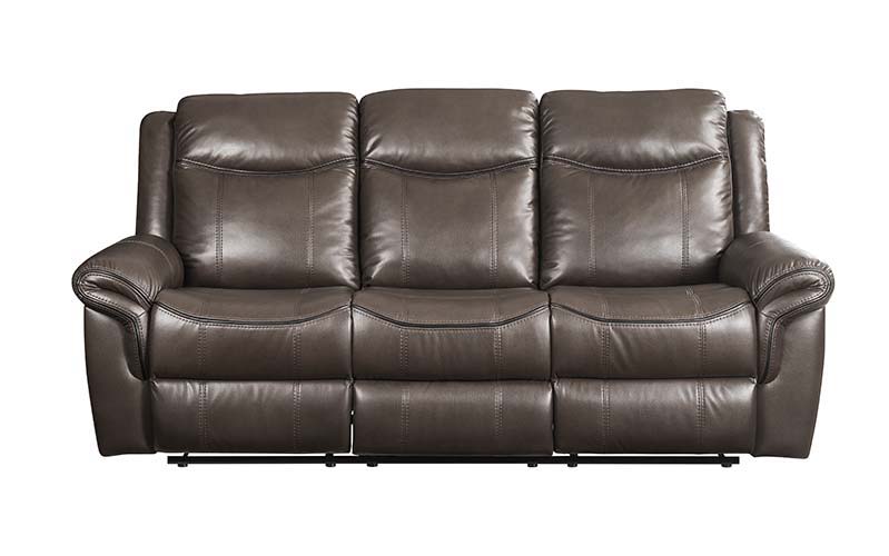 Lydia - Sofa - Brown Leather Aire - Atlantic Fine Furniture Inc