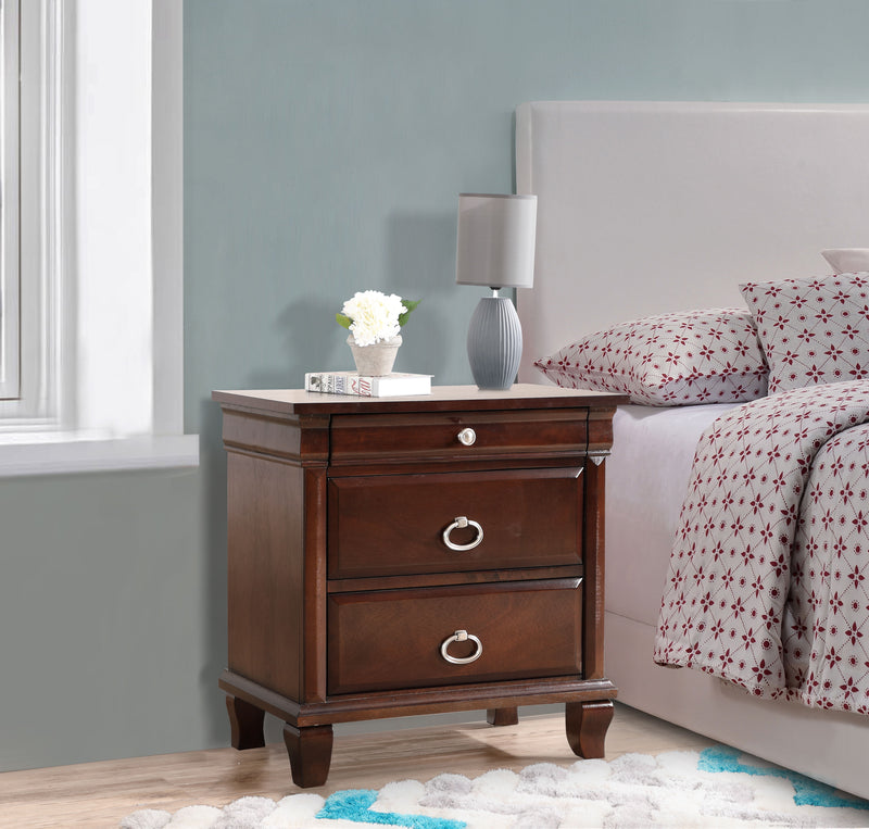 Triton - Nightstand - Cappuccino